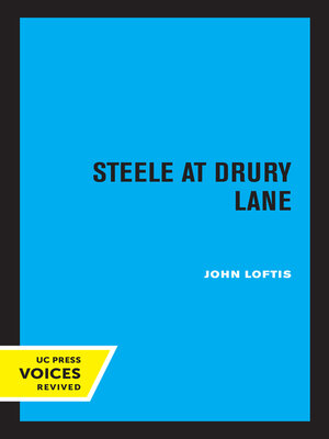 cover image of Steele at Drury Lane